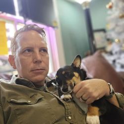Ginger's Barbershop - The waiting room! Best place ever.