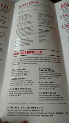 Menu photo 6 Milwaukee Burger Company Wausau, WI