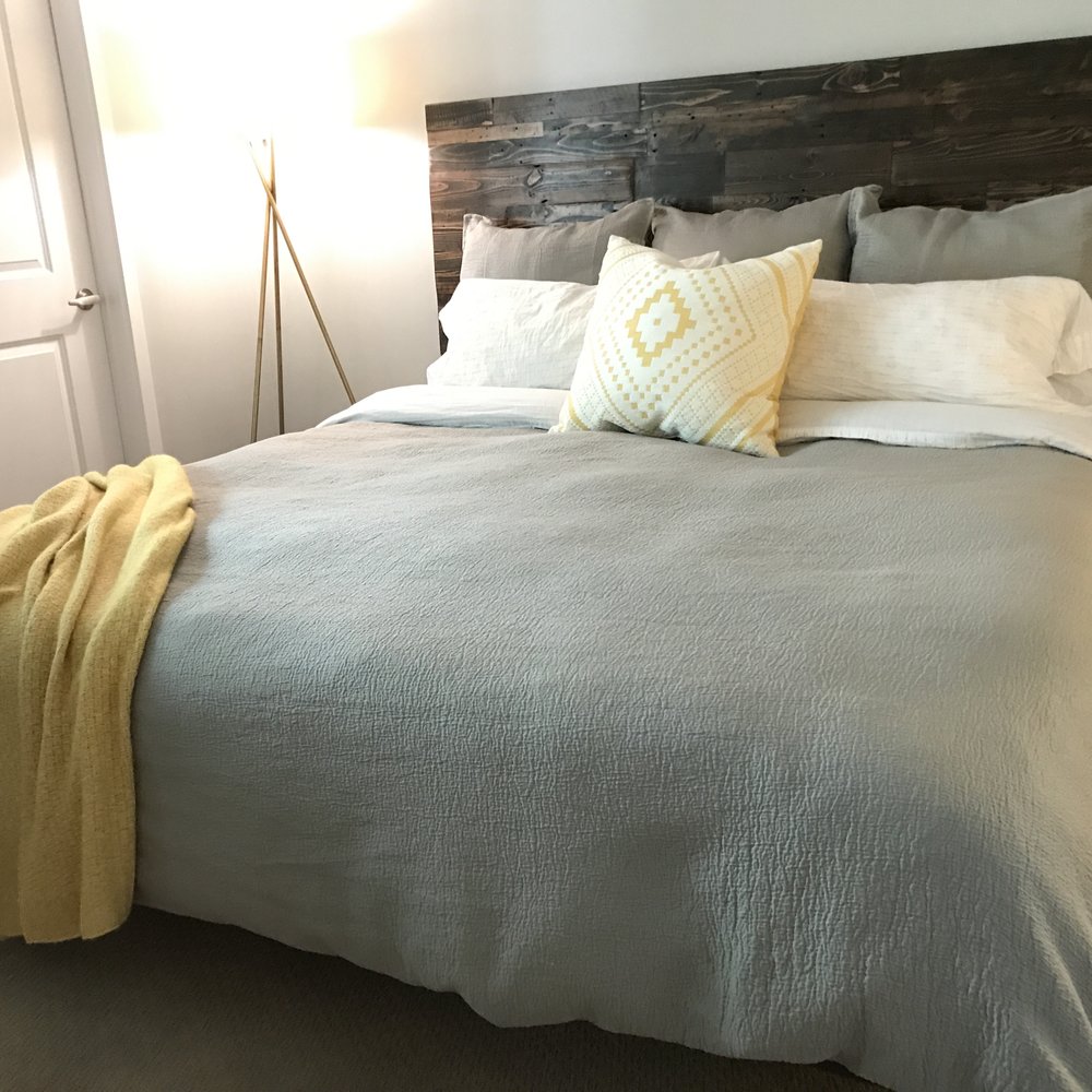 We love our handmade headboard from Kase Custom! The espresso color is perfect and looked better than we could have imagined when we got it! We love our handmade headboard from Kase Custom! The espresso color is perfect and looked better than we could have imagined when we got it!