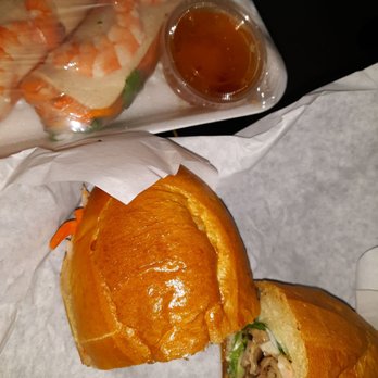 Le Saigon - Shrimp rolls & chicken sandwich - Sandwiches Near Me - Modesto, California Le Saigon - Shrimp rolls & chicken sandwich - Sandwiches Near Me - Modesto, California