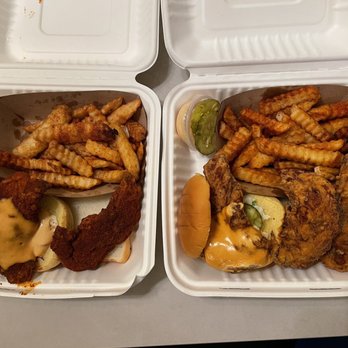 Slappin Chick - Hicksville - Mild spicy & country chicken sliders, tenders with fries and pickles. - Chicken Shop Near Me - Hicksville, New York Slappin Chick - Hicksville - Mild spicy & country chicken sliders, tenders with fries and pickles. - Chicken Shop Near Me - Hicksville, New York