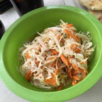 El Niño - Salad that comes with pupusa - Salvadoran Near Me - Ketchum, Idaho