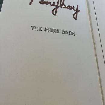 Ponyboy - Drink book - Lounges Near Me - San Diego, California