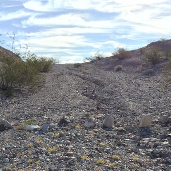 Laughlin Stone Labyrinths - Hike up the wash for the 3 hidden ones. Taken at the bottom..at 7:15am. So hot already.. - Local Flavor Near Me - Laughlin, Nevada