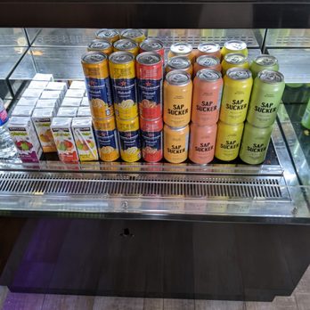The Ark Cafe - a variety of beverages on display - Cafes Near Me - Edmonton, Alberta