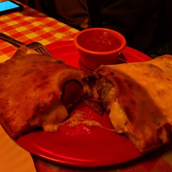 Home Slice Pizza - Meat Calzone, $10 prior to tax - Pizza Near Me - Austin, Texas