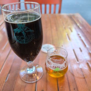 Escape Craft Brewery - Coconut stout and hatch chili ipa - Breweries Near Me - Redlands, California