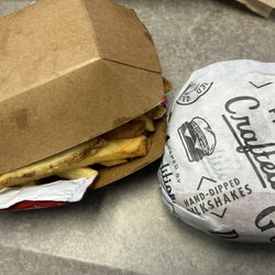Wayback Burgers - Single patty burger and medium fries
