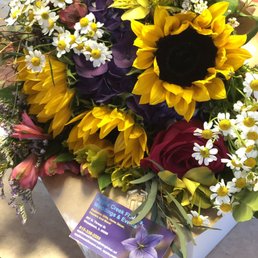 Birthday present with the wild flower look. Birthday present with the wild flower look.