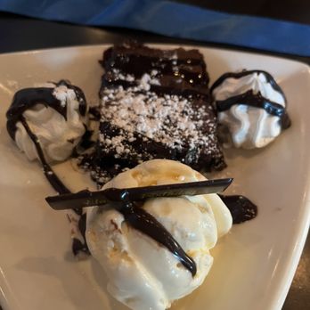 KJ's Steakhouse - Birthday brownie dessert - Seafood Near Me - Fort Myers, Florida KJ's Steakhouse - Birthday brownie dessert - Seafood Near Me - Fort Myers, Florida