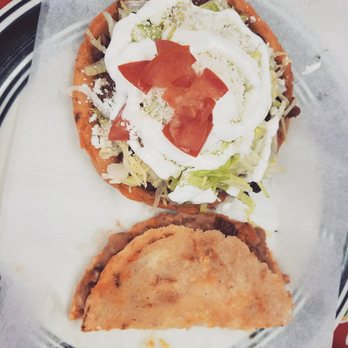La Mexicana Taqueria - Sopes and a half eaten Gordita - Mexican Near Me - Marshall, Texas La Mexicana Taqueria - Sopes and a half eaten Gordita - Mexican Near Me - Marshall, Texas
