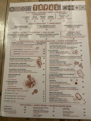 Menu photo 1 Tapas Gastrobar Warsaw, MZ Menu photo 1 Tapas Gastrobar Warsaw, MZ