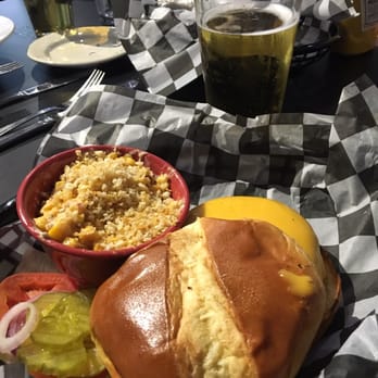 Spectators SBG - Burger & cheesy corn - Sports Bars Near Me - Altoona, Iowa Spectators SBG - Burger & cheesy corn - Sports Bars Near Me - Altoona, Iowa