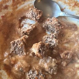 The Hungarian Goulash was not beef stew, but meatballs.