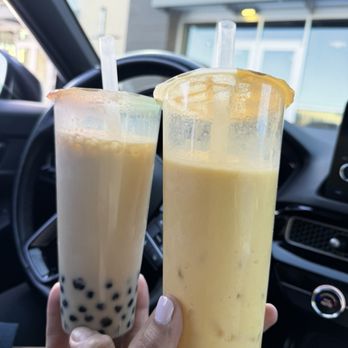 RareTea - Jasmine Milk Tea Mango Coconut & Noodle - Bubble Tea Near Me - Aurora, Colorado