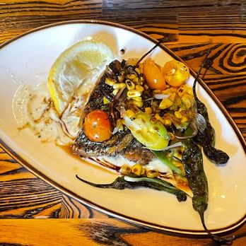 Bacari GDL - Some fish dish (portion was very small) - Mediterranean Near Me - Glendale, California