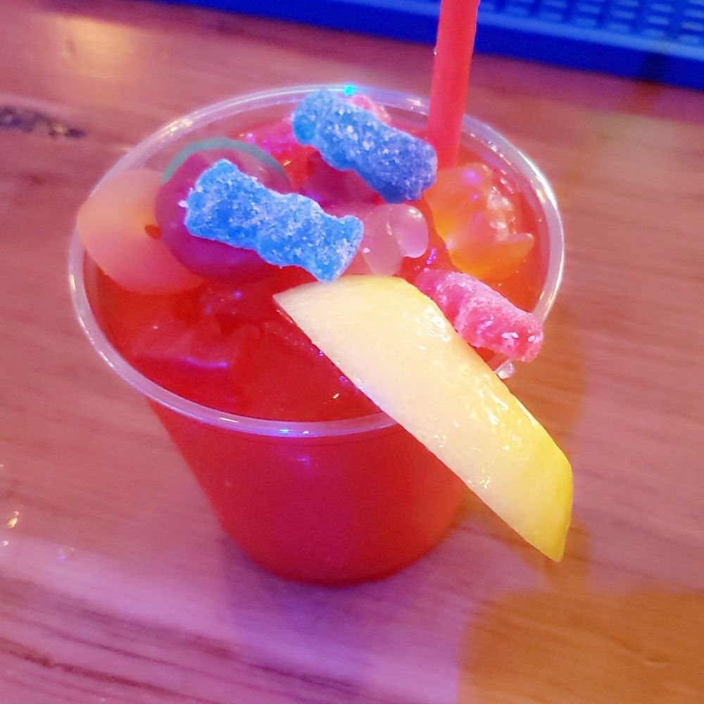 Daiquiris & More - Small daiquiri with candy toppings - Cocktail Bars Near Me - Macon, Georgia Daiquiris & More - Small daiquiri with candy toppings - Cocktail Bars Near Me - Macon, Georgia