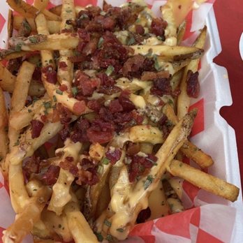 Crave Burger Cafe - Loaded Fries ! - Cafes Near Me - Jersey City, New Jersey