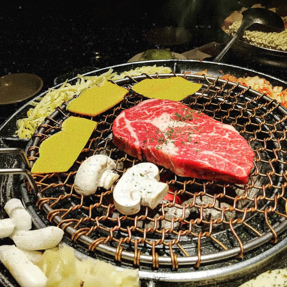 Yeonga - The sirloin steak cooked to perfection. Medium rare. - Korean Near Me - Melbourne, VIC