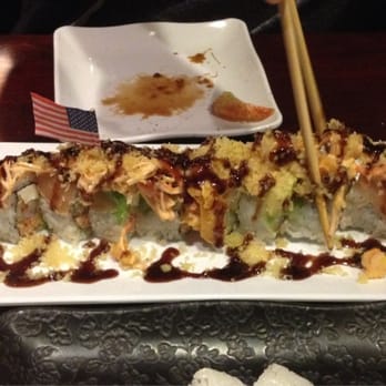 Sushi Kuchi - Roll w American flag. Forgot what it's called but please, just order it. - Sushi Bars Near Me - San Diego, California Sushi Kuchi - Roll w American flag. Forgot what it's called but please, just order it. - Sushi Bars Near Me - San Diego, California