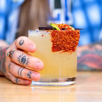 Redbird Scratch Kitchen + Bar - Signature Redbird Margarita with home-made chamoy. - Chicken Wings Near Me - Tucson, Arizona Redbird Scratch Kitchen + Bar - Signature Redbird Margarita with home-made chamoy. - Chicken Wings Near Me - Tucson, Arizona