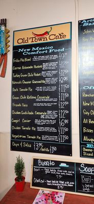 Menu photo 5 Old Town Cafe Albuquerque, NM