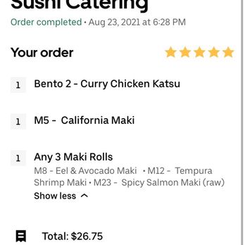 Sushi Catering - Copy of the order in case you guys want to try - Caterers Near Me - Quincy, Massachusetts Sushi Catering - Copy of the order in case you guys want to try - Caterers Near Me - Quincy, Massachusetts