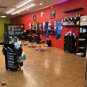 Kids Styles - One side of the building ... for adults and bigger kids - Hair Salons Near Me - Azusa, California