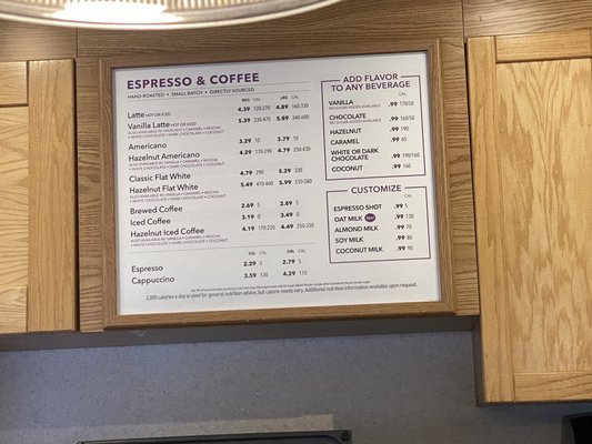 Menu photo 6 The Coffee Bean & Tea Leaf Honolulu, HI Menu photo 6 The Coffee Bean & Tea Leaf Honolulu, HI