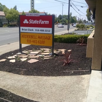 Applied Landscape Materials - a sign for state farm - Landscaping Near Me - Rocklin, California