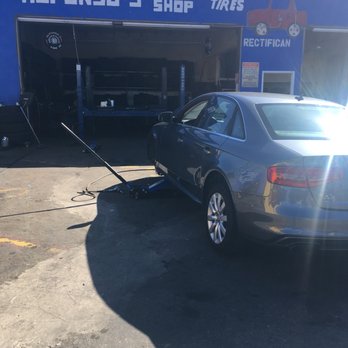 Alfonso's Tire Shop - My tire being repaired. - Tires Near Me - Wilmington, California