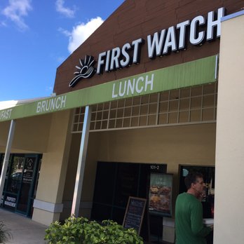 First Watch - Exterior in a small shopping plaza. - Breakfast & Brunch Near Me - Ft. Myers, Florida First Watch - Exterior in a small shopping plaza. - Breakfast & Brunch Near Me - Ft. Myers, Florida