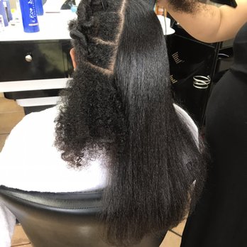 Cany Beauty Salon - Natural hair being blown out - Hair Salons Near Me - Hempstead, New York Cany Beauty Salon - Natural hair being blown out - Hair Salons Near Me - Hempstead, New York