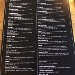 New lunch menu