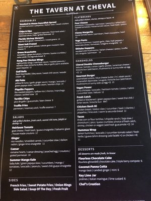 Menu photo 2 The Tavern at Cheval Lutz, FL
