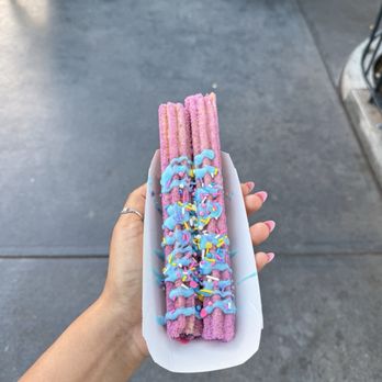 Disneyland Churro Cart - 70th celebration churro (June 25) - Food Stands Near Me - Anaheim, California Disneyland Churro Cart - 70th celebration churro (June 25) - Food Stands Near Me - Anaheim, California