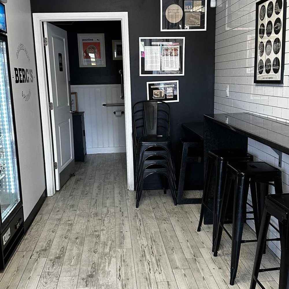 Berg's Smoked Meat & Poutine - The seating area. - Sandwiches Near Me - Belmar, New Jersey Berg's Smoked Meat & Poutine - The seating area. - Sandwiches Near Me - Belmar, New Jersey