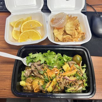Praya Thai - Beef Salad & Crab Rangoon - Thai Near Me - Las Vegas, Nevada Praya Thai - Beef Salad & Crab Rangoon - Thai Near Me - Las Vegas, Nevada