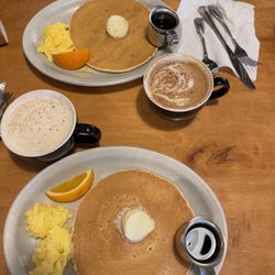 The Daisy Cafe - Pancakes, eggs, and coffee. Yum!!