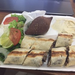 Cham - Shawarma de carne individual e kibi frito