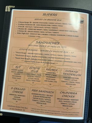 Menu photo 6 Coyote Creek Bar & Grill Fort Wayne, IN