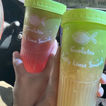 Goolu Tea - Guava peach lime and pineapple lime - Bubble Tea Near Me - Castro Valley, California Goolu Tea - Guava peach lime and pineapple lime - Bubble Tea Near Me - Castro Valley, California