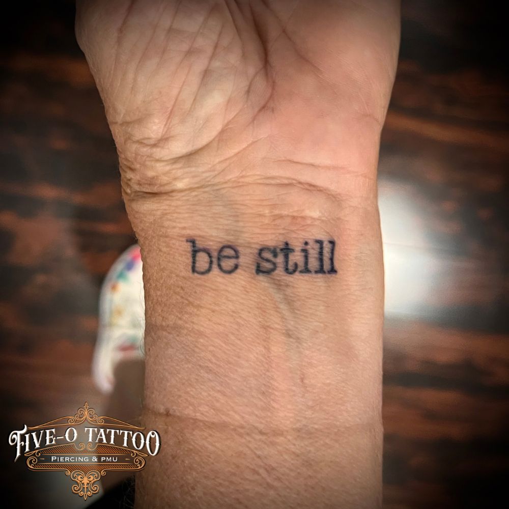Be Still on Wrist: A Peaceful Tattoo Choice