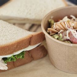 The Urban Bean Coffeehouse Cafe - 2023 Chicken Sandwich w/Pasta