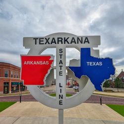 City of Texarkana - Great tacos in the brick building on the left
