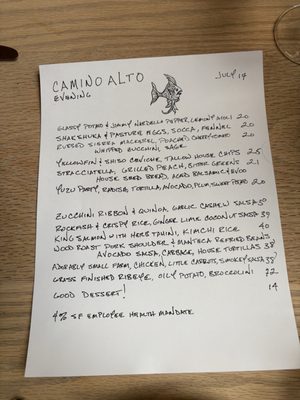 Menu photo 6 Camino Alto San Francisco, CA Menu photo 6 Camino Alto San Francisco, CA