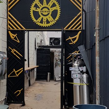 Crank Arm Brewing Company - the entrance to the brewery - Breweries Near Me - Raleigh, North Carolina