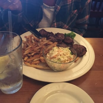 Oxfords Casual Dining - Steak tips with fries and coleslaw. - American Near Me - Oxford, Massachusetts Oxfords Casual Dining - Steak tips with fries and coleslaw. - American Near Me - Oxford, Massachusetts