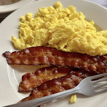 Jordans Restaurant - Bacon is cooked PERFECTLY! Eggs were slightly overcooked. Ask for eggs medium - Breakfast & Brunch Near Me - Bar Harbor, Maine Jordans Restaurant - Bacon is cooked PERFECTLY! Eggs were slightly overcooked. Ask for eggs medium - Breakfast & Brunch Near Me - Bar Harbor, Maine