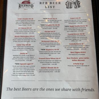 Richmond Farm and Brewery - Beer menu - Breweries Near Me - Bangor, Pennsylvania Richmond Farm and Brewery - Beer menu - Breweries Near Me - Bangor, Pennsylvania